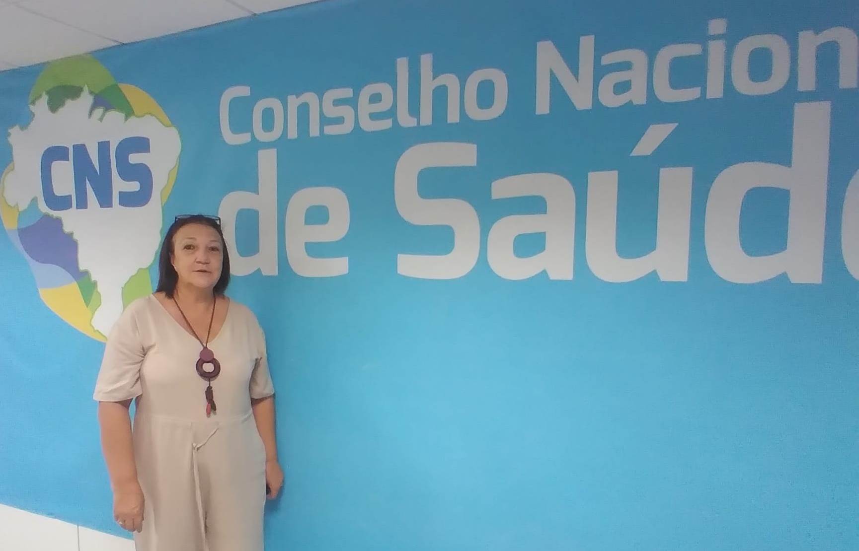 Edna Alves participa de reunião em Brasília como integrante do Conselho Nacional de Saúde